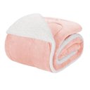 Ver imagem 1 de Edredom Solteiro Coberdrom Noruega Sherpa-mantinha 1 Peça - Rosa