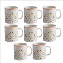 Ver imagem 1 de Conjunto 8 Canecas Chá Cerâmica Ashley 318ml Amarelo