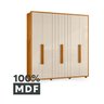 Guarda-Roupa Casal 6 Portas 100% MDF com Pés Veronese - 8