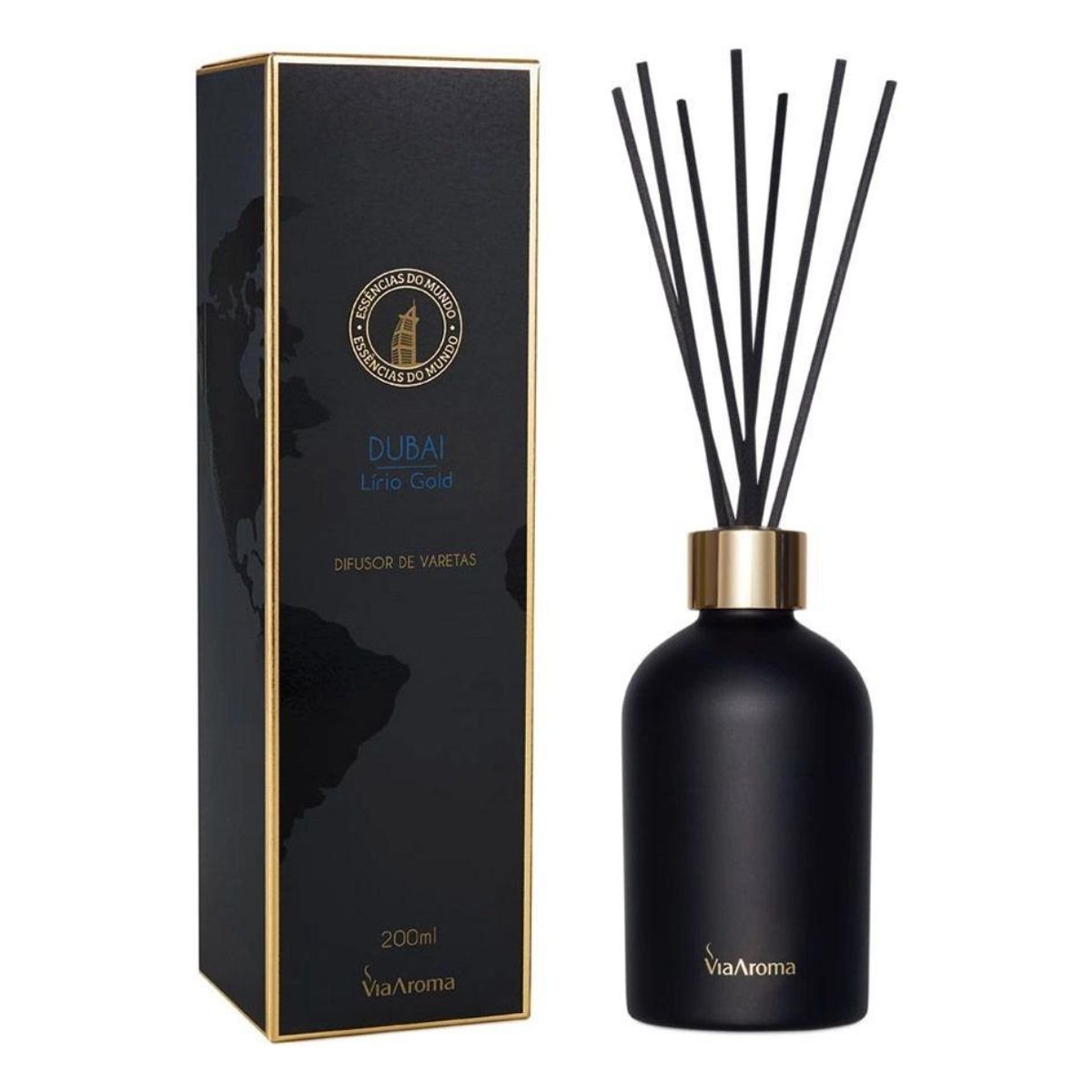 Difusor de Varetas Aromático Essências do Mundo 200ml - Wp Connect Difusor de Varetas Essências do M - 1