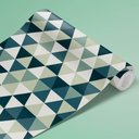 Ver imagem 3 de Papel de Parede Triângulos Geométricos 1 Arte Destaque 3,50 Metros