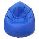 Ver imagem 2 de Puff Gota Mariju - Azul Bic - Já com Enchimento - Conforto e Estilo para Sala, Quarto, Escritório, G