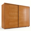 Ver imagem 3 de Guarda-Roupa Casal 100% MDF 2 Portas de Correr 8 Gavetas com Ripado Yescasa Marrom Cinamomo Dali