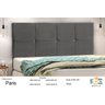 Cabeceira Casal King Size 195 Cm New Paris Chumbo para Cama Box Estofada - Jbe Móveis - 3