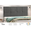 Ver imagem 3 de Cabeceira Casal King Size 195 Cm New Paris Chumbo para Cama Box Estofada - Jbe Móveis