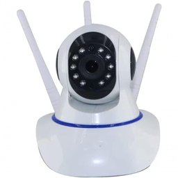 Câmera Ip 1.3mp 720p Hd Wireless Wifi Audio Sd P2p Hd 3 Antenas . - 1