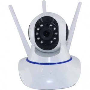 Câmera Ip 1.3mp 720p Hd Wireless Wifi Audio Sd P2p Hd 3 Antenas .