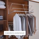 Ver mais imagens de Guarda Roupa Casal 2 Portas de Correr 100% MDF com Espelho e Pés Dali Yescasa Marrom/Cinamomo