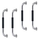 Ver imagem 1 de Barra de Apoio 30cm Inox Suporte Antiderrapante Kit 4 Unidades Criança Idoso Cadeirante Gestante Ban