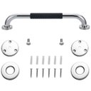 Ver imagem 5 de Barra de Apoio 30cm Inox Suporte Antiderrapante Kit 4 Unidades Criança Idoso Cadeirante Gestante Ban