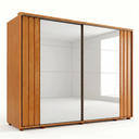 Ver imagem 3 de Guarda-Roupa Casal com Espelho 100% MDF 2 Portas de Correr 8 Gavetas Yescasa Cinamomo Marrom Dali