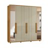 Guarda-Roupa Casal 6 Portas 100% MDF com Espelhos e Pés Veronese - 3