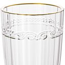 Ver imagem 4 de Copo de Cristal Transparente Fio de Ouro Imperial 370ml 1 Peça - Lyor