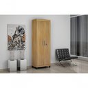 Ver imagem 2 de Armario Multiuso Asteca 2 Portas Com Chave Cinamomo