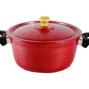 Caçarola Panela de Alumínio Craqueada Alça Baquelite 18cm