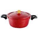 Ver imagem 2 de Caçarola Panela de Alumínio Craqueada Alça Baquelite 18cm