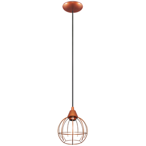 Pendente Aramado Spider Cobre Pequeno Sala Quarto Cozinha