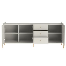 Buffet Moderno com Gavetas e Pés de Aço Jasper - 3