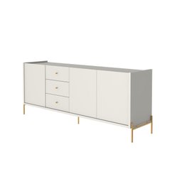 Buffet Moderno com Gavetas e Pés de Aço Jasper - 8