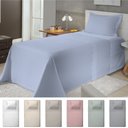 Ver imagem 1 de Jogo de Cama Solteiro Liso 300 Fios Nova América:bege