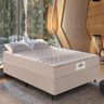 Cama Box Casal Colchão Molas Vibe 138x188x58cm Gazin Bege - 2