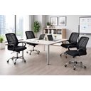 Ver imagem 2 de Kit 4 Cadeiras de Escritório Oficial Esteirinha Mesh Ergonômica