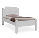 Ver imagem 1 de Cama Solteiro Paris Moderna Quarto Criança Premium Mdf Compacta Resistente Cor Branco