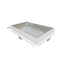 Ver imagem 2 de Bandeja Espelhada Laqueada Decorativa - Branco