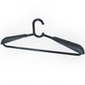 Kit 10 Ombreiras para Cabide Resistentes Plástico Pretas Organize Roupas Closet Armário Cinquetti - 3