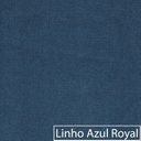 Ver mais imagens de Sofá Curvo Malta 1 Lugar Compacto Moderno Luxo Linho Azul Royal