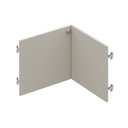 Ver imagem 1 de Conjunto de Portas para Guarda Roupa Módulo Canto Reto 39,5cm Frame CabeCasa MadeiraOriginals