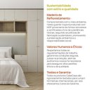 Ver imagem 5 de Conjunto de Portas para Guarda Roupa Módulo Canto Reto 39,5cm Frame CabeCasa MadeiraOriginals