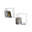 Ver imagem 2 de Kit 2 Nichos Prateleira Quadrado 30x10x30 Decoração - Branco
