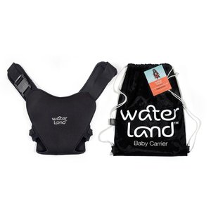 Canguru Impermeável para Bebê Passeio e Piscina em Neoprene Preto Waterland Baby