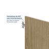 Conjunto de Portas para Guarda Roupa Módulo Canto Reto 119,5cm Frame CabeCasa MadeiraOriginals - 5