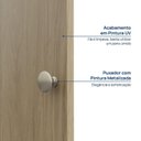 Ver imagem 4 de Conjunto de Portas para Guarda Roupa Módulo Canto Reto 119,5cm Frame CabeCasa MadeiraOriginals