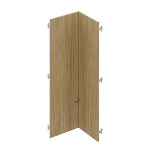 Kit Porta Módulo Canto Reto 120cm Frame Cabecasa Madeiramadeira