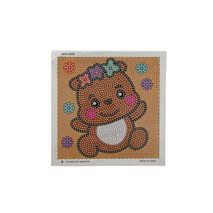 Kit Pintura Diamante Diy 5d Infantil com Moldura Porta Retrato Branco Navajo