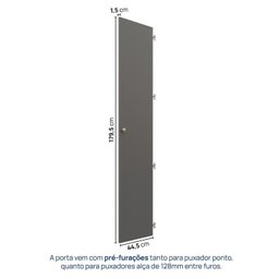 Kit Porta Módulo Canto Reto 179,5cm Frame CabeCasa MadeiraMadeira - 3
