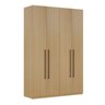 Guarda-roupa Roupeiro 4 Portas 3 Gavetas 100% Mdf Modulado Infinity - 2