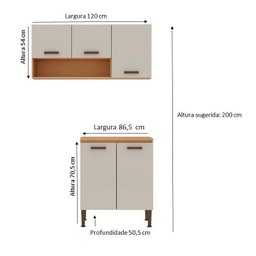 Conjunto Modulado para Lavanderia 3 Peças Cm0064 Linha Acquaflex Genialflex - 3