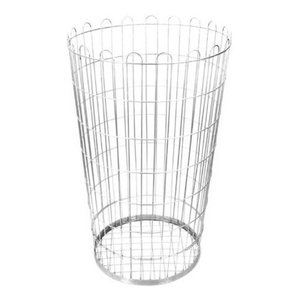 Lixeira Cesto Aramado Galvanizado 200 Litros