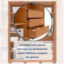 Ver imagem 5 de Guarda-roupa com Espelho 4 Portas Lior Lux Francis