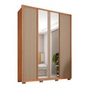 Ver imagem 2 de Guarda-roupa com Espelho 4 Portas Lior Lux Francis