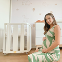 Ver imagem 2 de Berço Evolutivo 3 em 1 Branco Mini Berço com Mini Colchão Incluso Berço e Mini Cama