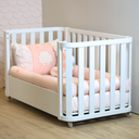 Ver imagem 7 de Berço Evolutivo 3 em 1 Branco Mini Berço com Mini Colchão Incluso Berço e Mini Cama