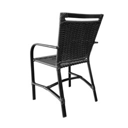 Conjunto Mesa Redonda 1,40cm com 6 Cadeiras Betta em Alumínio Área Externa Preto - 2