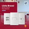 Kit Tomadas e Interruptores Linha Brava - Soprano - 2