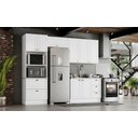 Ver imagem 2 de Cozinha Modulada Americana com 4 Peças Branco Hp - Henn