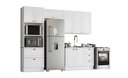 Ver imagem 1 de Cozinha Modulada Americana com 4 Peças Branco Hp - Henn